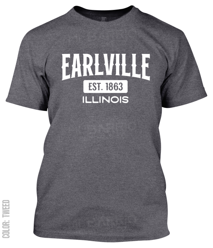 Earlville, Illinois Athletic T-Shirt