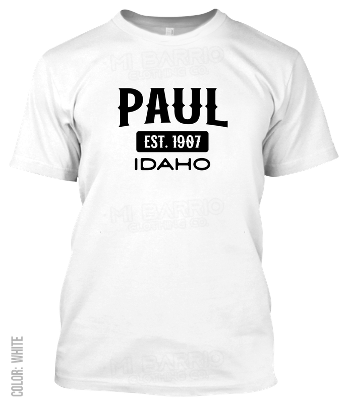 Paul, Idaho Athletic T-Shirt