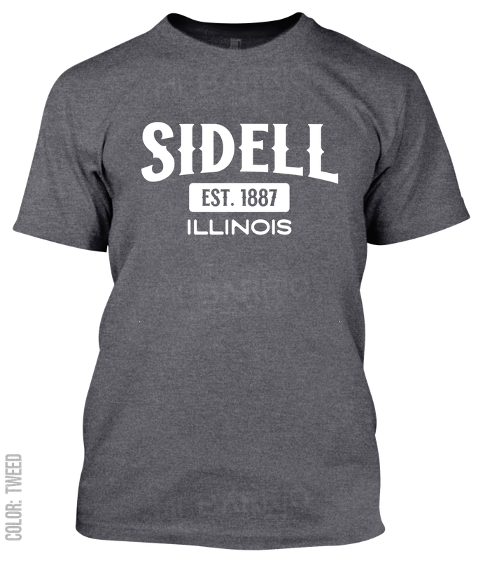 Sidell, Illinois Athletic T-Shirt