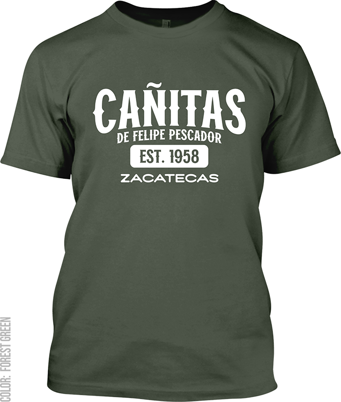 Cañitas de Felipe Pescador, Zacatecas Signature T-Shirt