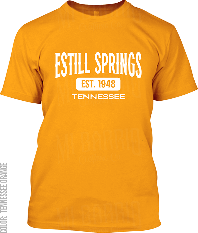 Estill Springs, Tennessee Signature T-Shirt