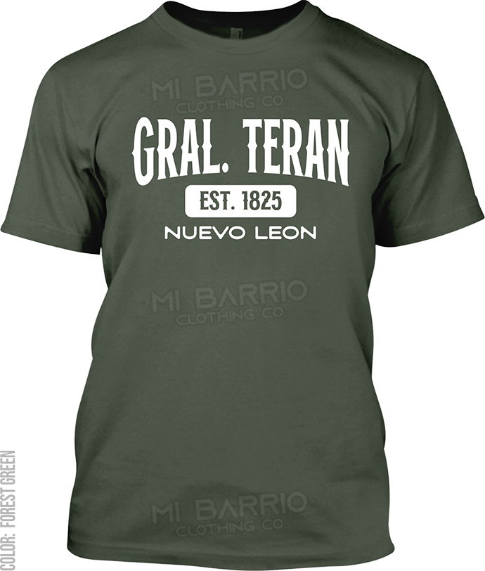 Gral. Teran, Nuevo Leon Signature T-Shirt
