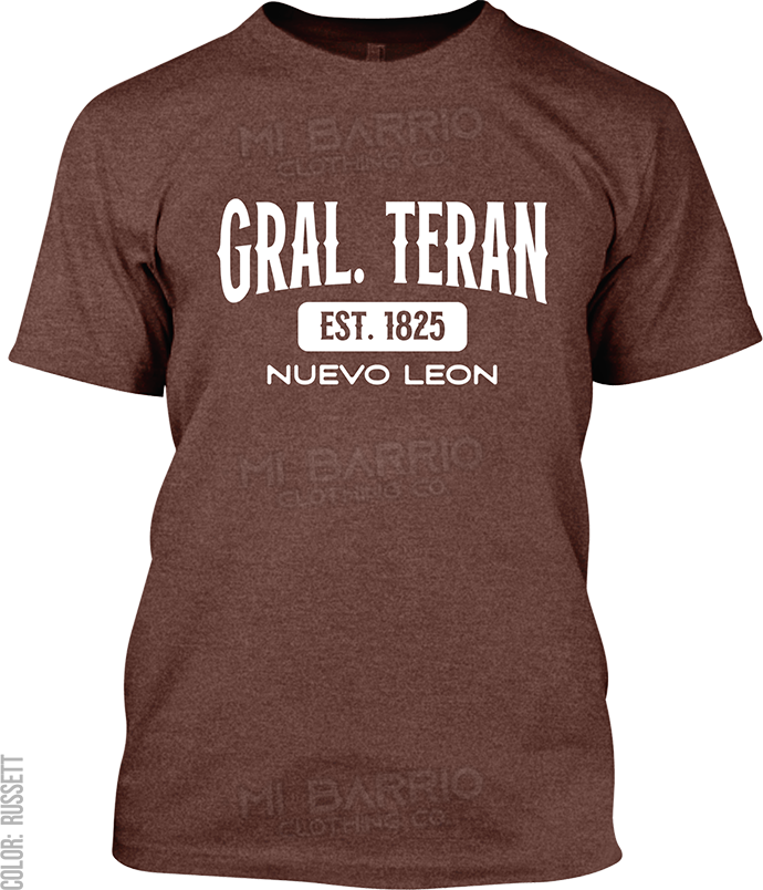 Gral. Teran, Nuevo Leon Signature T-Shirt