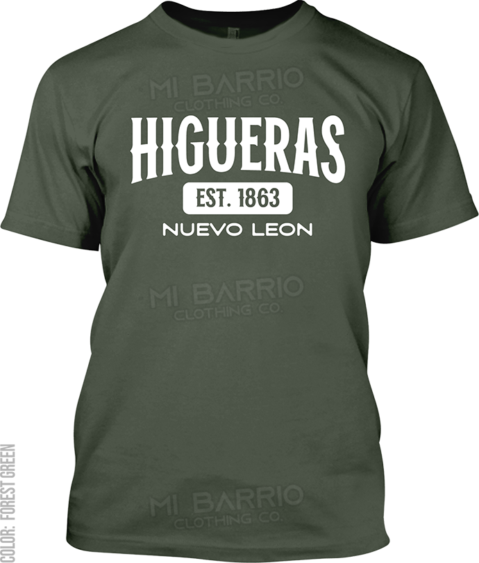 Higueras, Nuevo Leon Signature T-Shirt