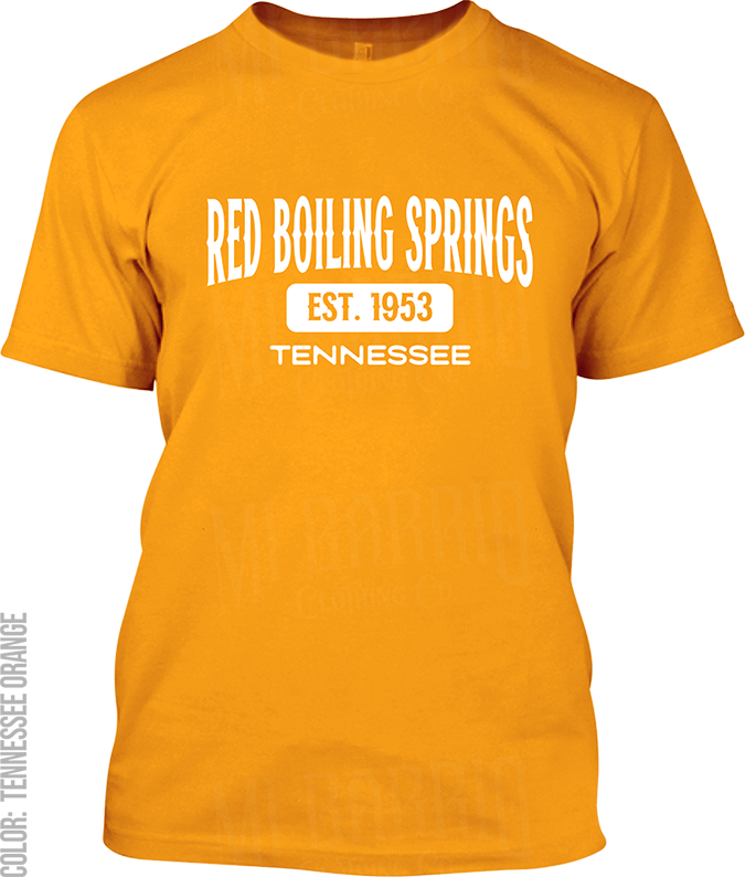 Red Boiling Springs, Tennessee Signature T-Shirt