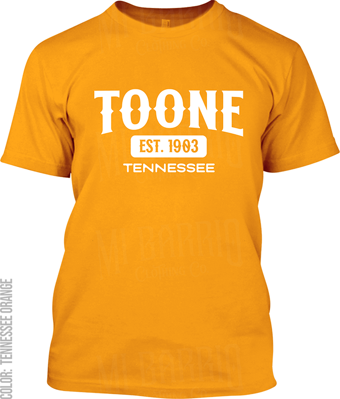 Toone, Tennessee Signature T-Shirt
