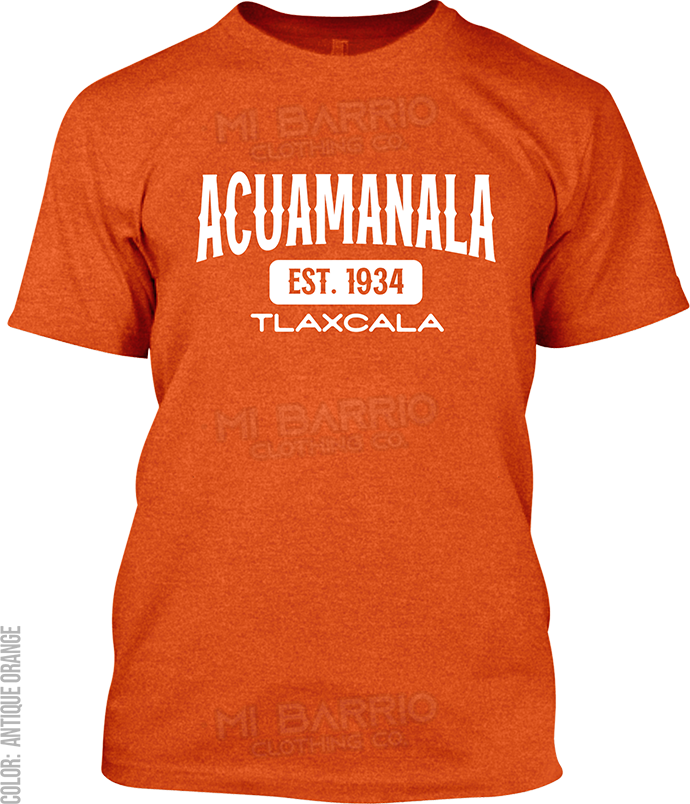 Acuamanala, Tlaxcala Signature T-Shirt