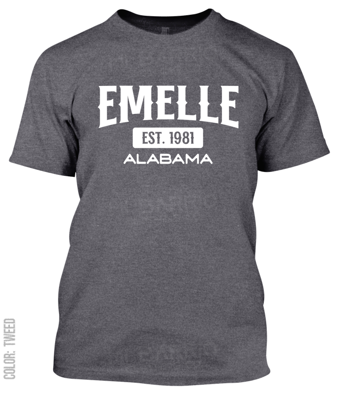 Emelle, Alabama Athletic T-Shirt