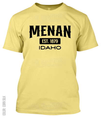 Menan, Idaho Athletic T-Shirt