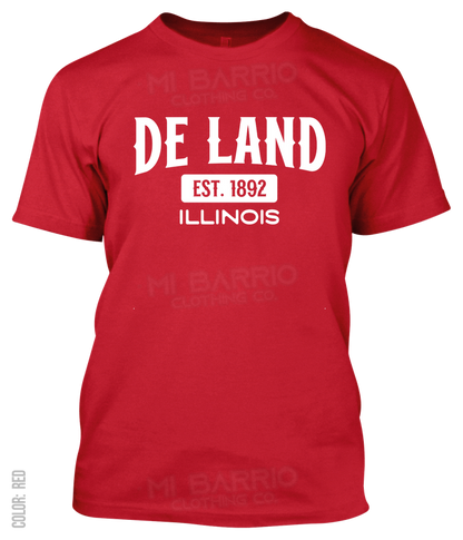 De Land, Illinois Athletic T-Shirt