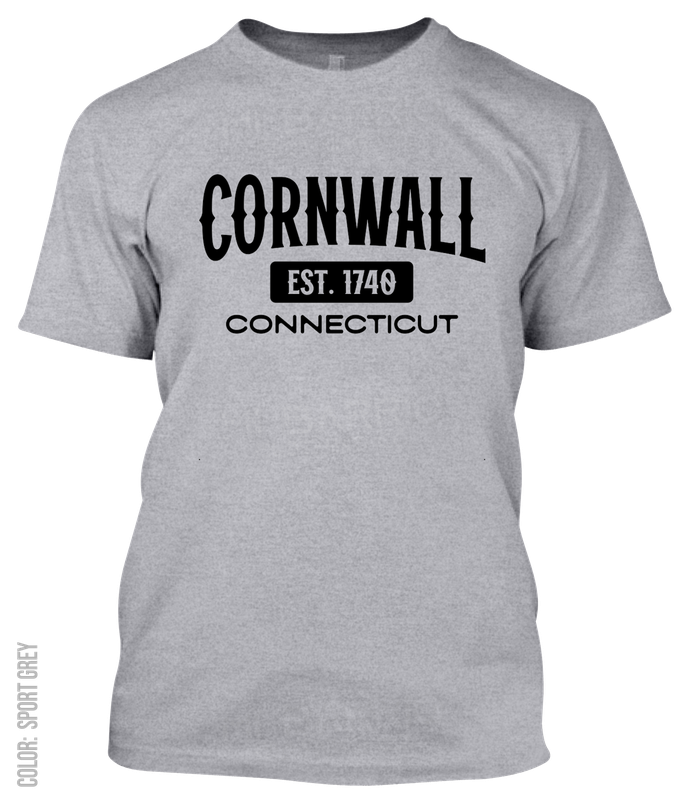Cornwall, Connecticut Athletic T-Shirt