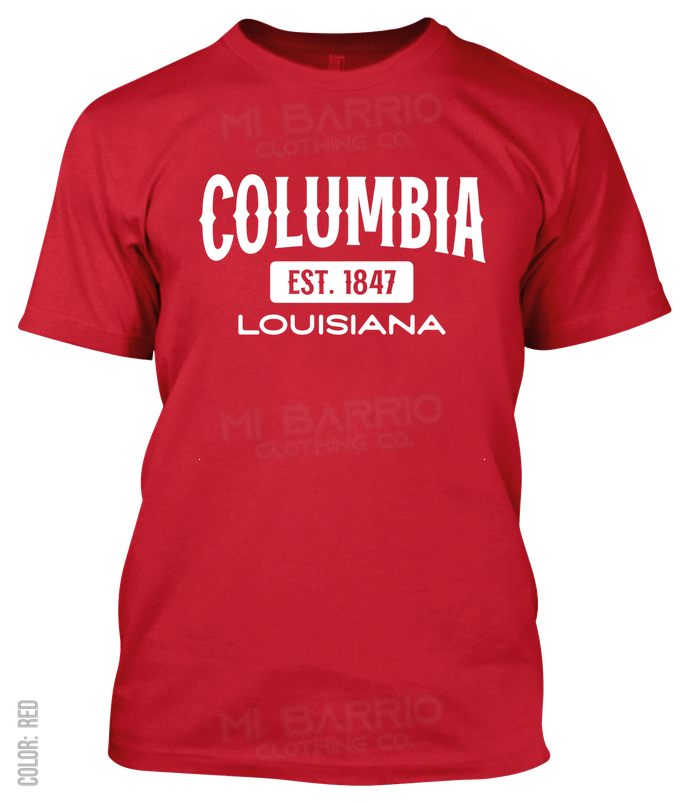 Columbia, Louisiana Athletic T-Shirt
