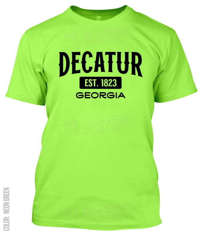 Decatur, Georgia Athletic T-Shirt