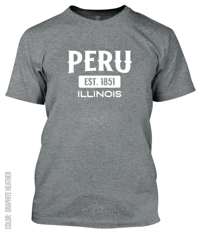 Peru, Illinois Athletic T-Shirt