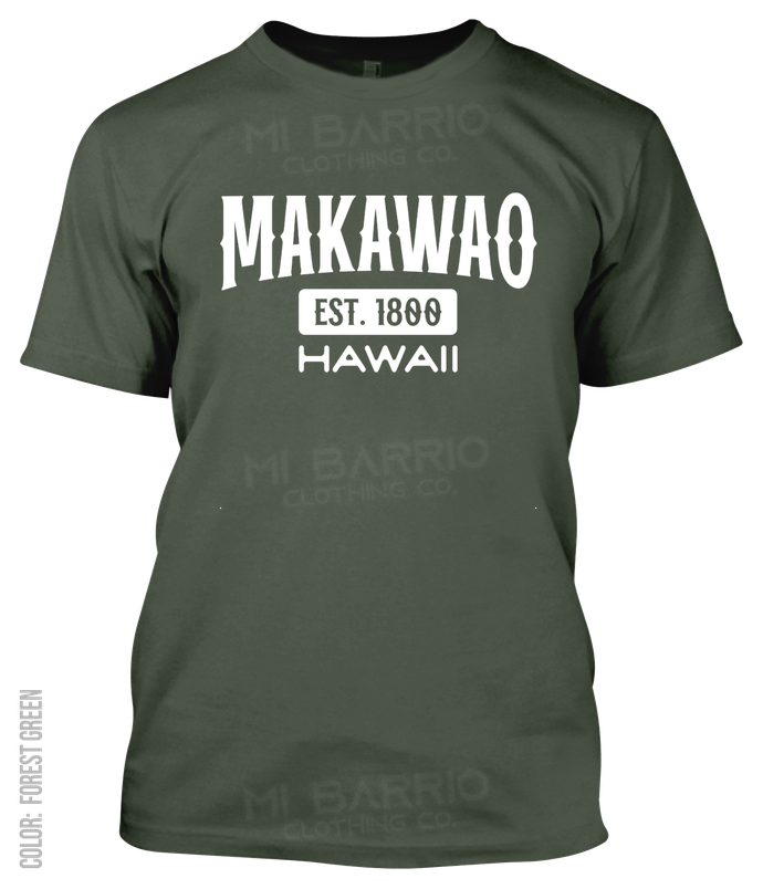 Makawao, Hawaii Athletic T-Shirt