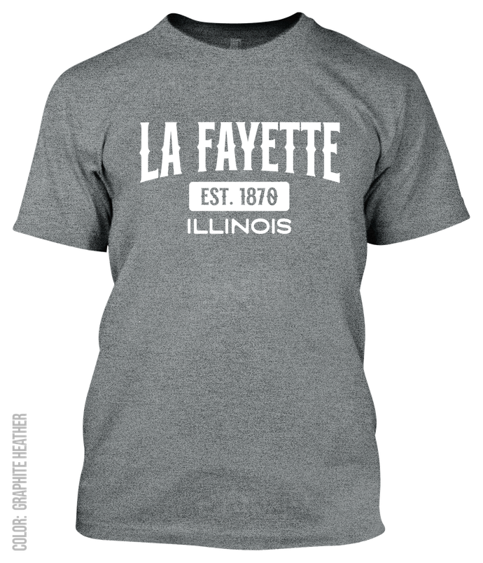 La Fayette, Illinois Athletic T-Shirt