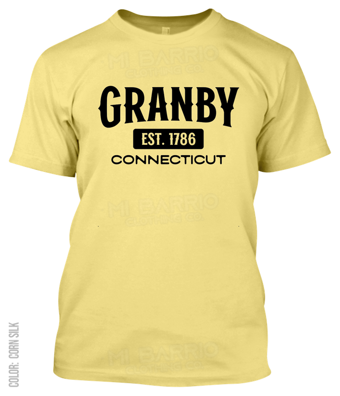 Granby, Connecticut Athletic T-Shirt