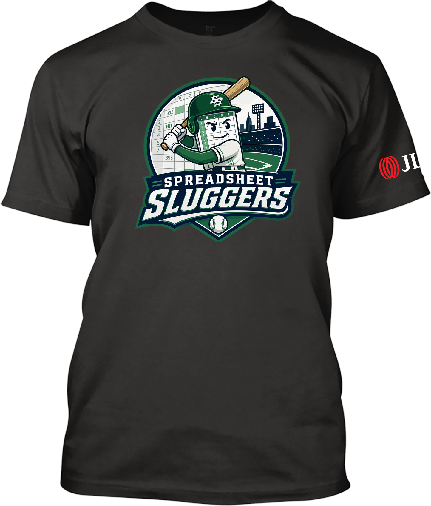 Spreadsheet Sluggers Softball T-Shirt