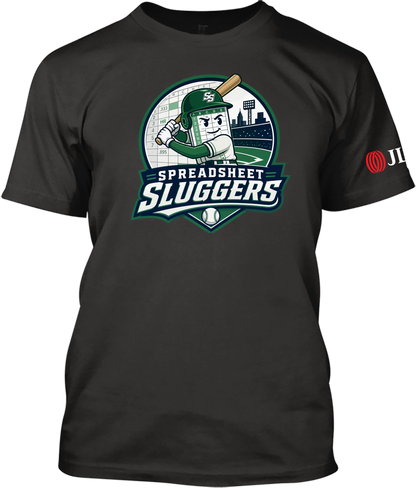 Spreadsheet Sluggers Softball T-Shirt