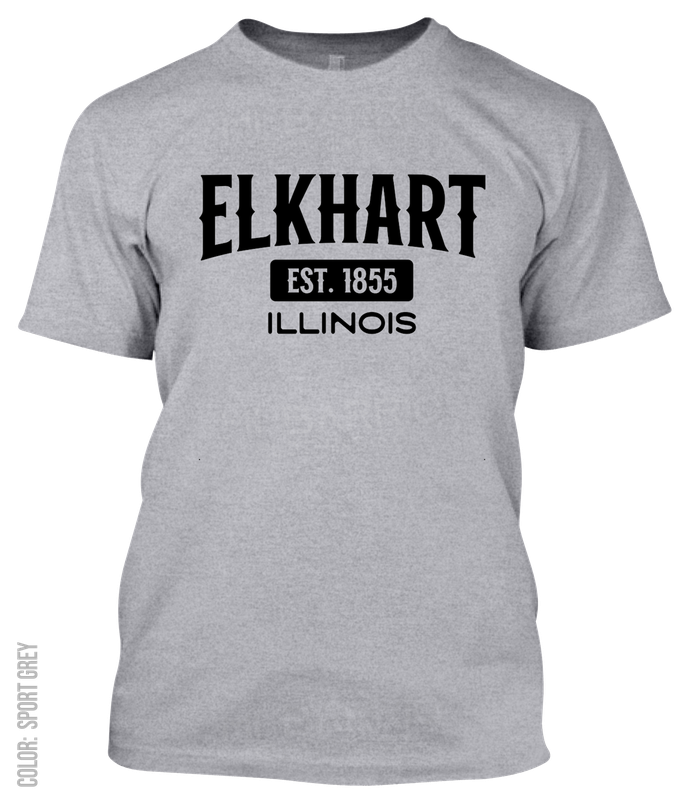 Elkhart, Illinois Athletic T-Shirt