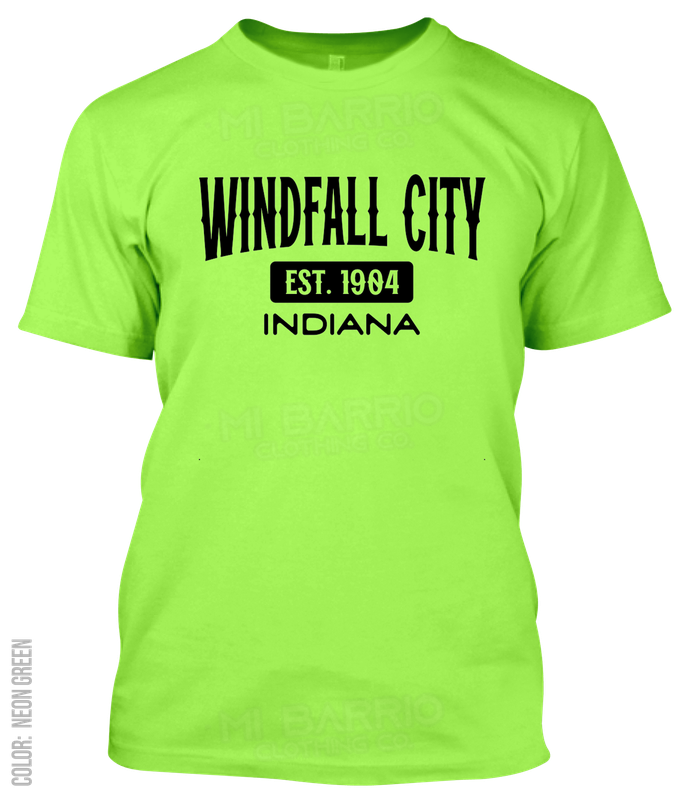 Windfall City, Indiana Athletic T-Shirt