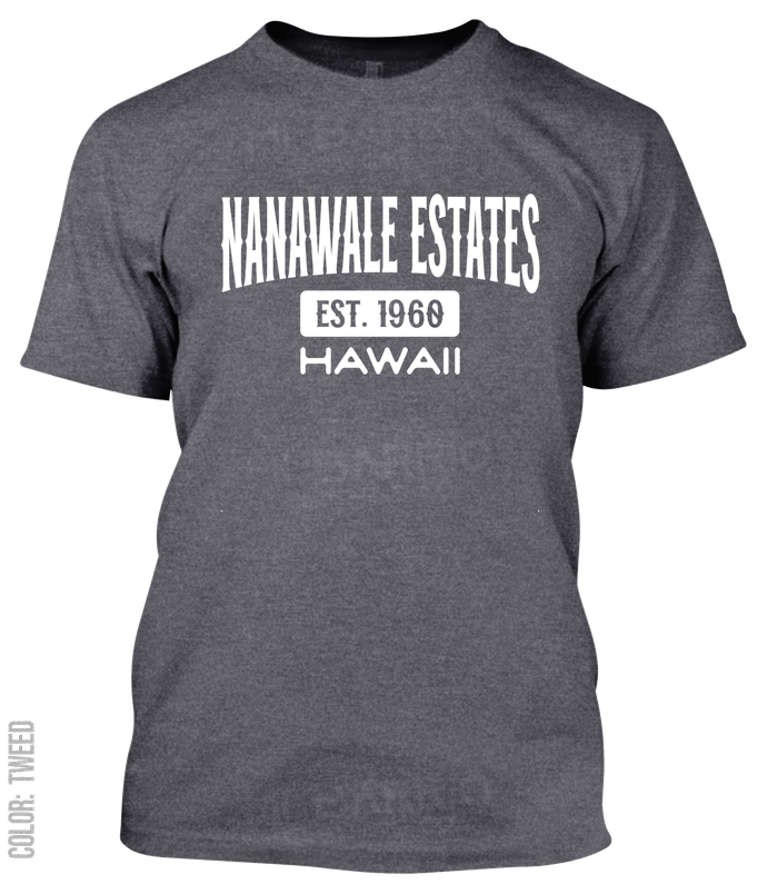 Nanawale Estates, Hawaii Athletic T-Shirt