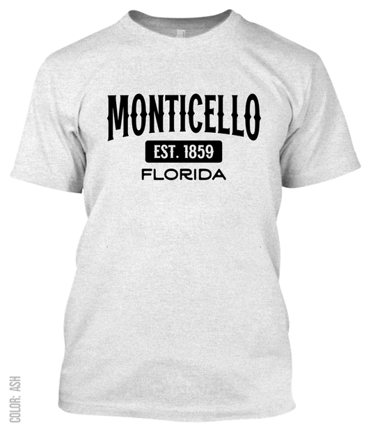 Monticello, Florida Athletic T-Shirt