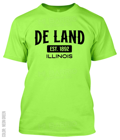 De Land, Illinois Athletic T-Shirt