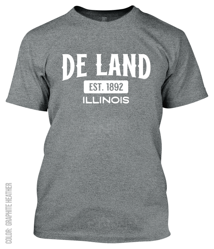 De Land, Illinois Athletic T-Shirt
