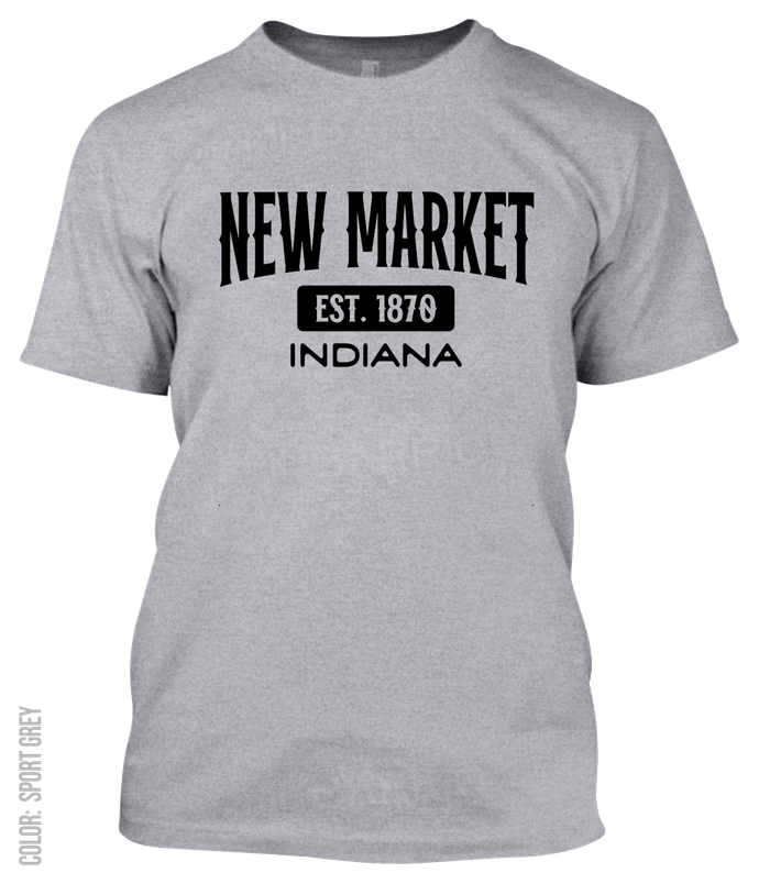 New Market, Indiana Athletic T-Shirt