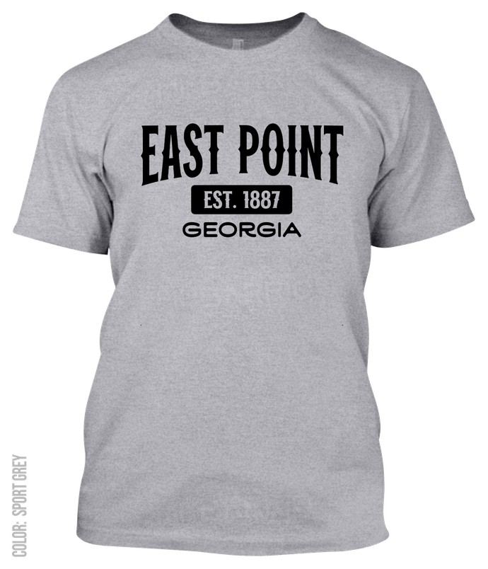 East Point, Georgia Athletic T-Shirt