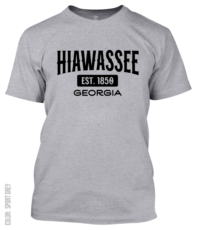 Hiawassee, Georgia Athletic T-Shirt