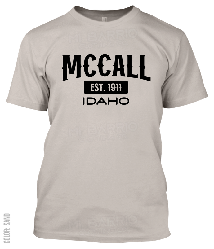 Mccall, Idaho Athletic T-Shirt