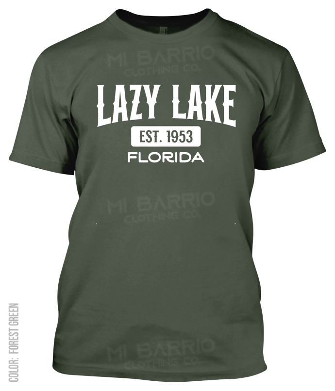 Lazy Lake, Florida Athletic T-Shirt