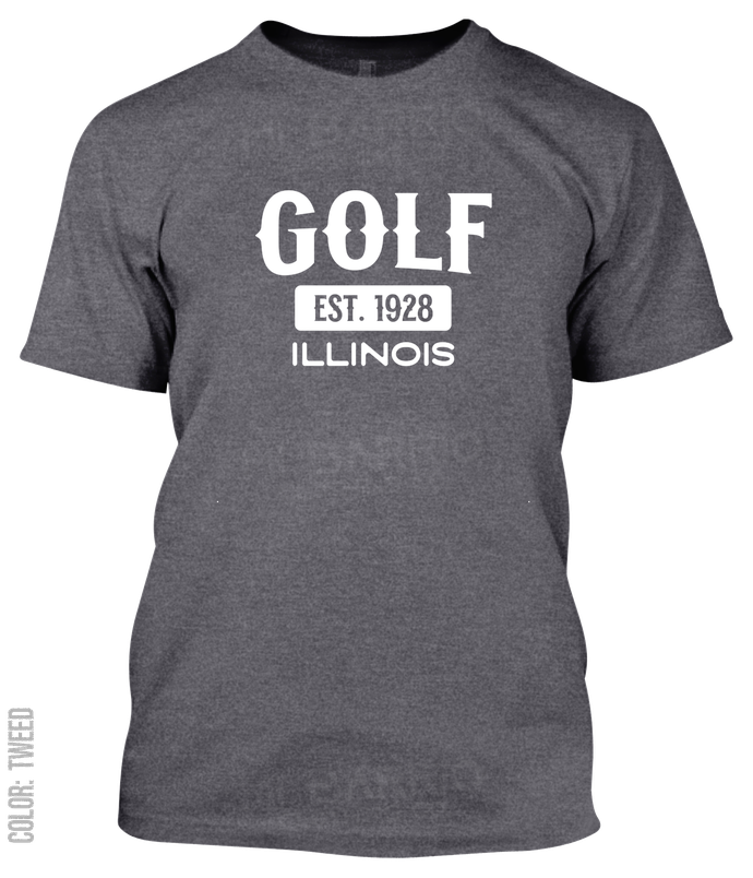 Golf, Illinois Athletic T-Shirt