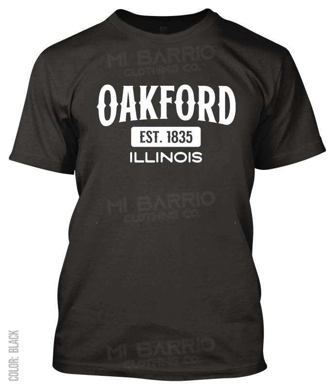Oakford, Illinois Athletic T-Shirt