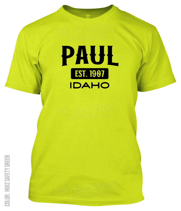 Paul, Idaho Athletic T-Shirt