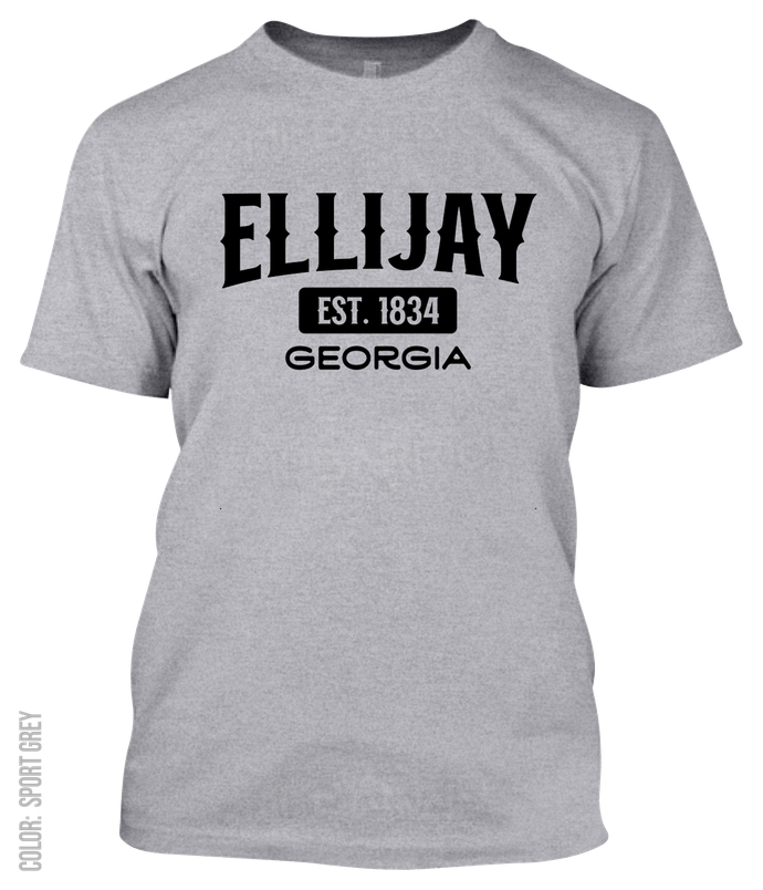Ellijay, Georgia Athletic T-Shirt