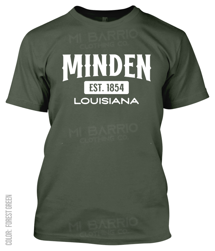 Minden, Louisiana Athletic T-Shirt