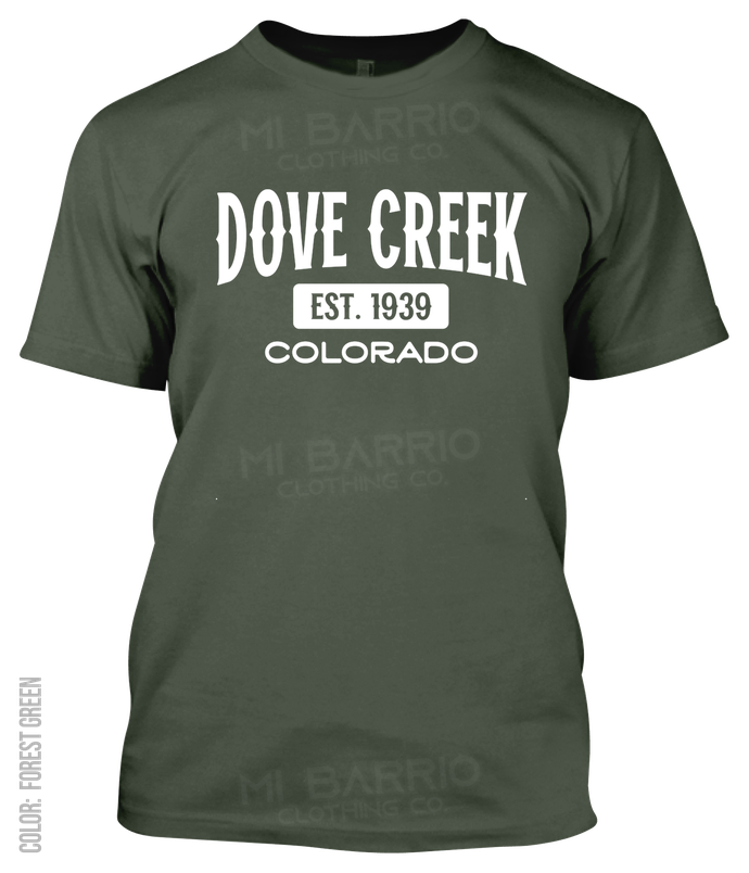 Dove Creek, Colorado Athletic T-Shirt