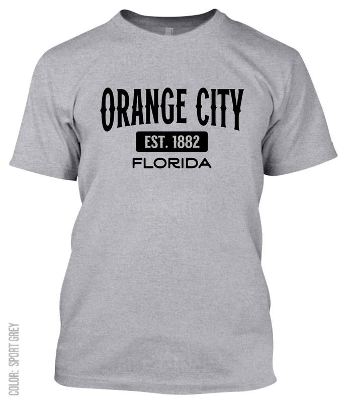 Orange City, Florida Athletic T-Shirt