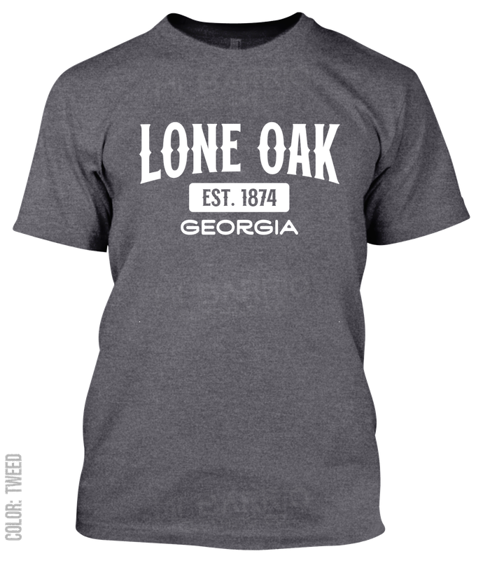 Lone Oak, Georgia Athletic T-Shirt