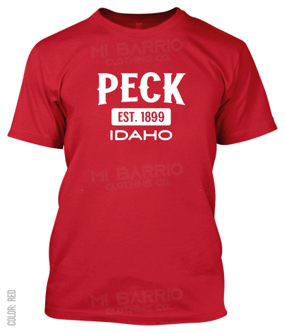 Peck, Idaho Athletic T-Shirt