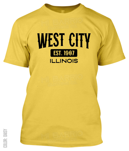West City, Illinois Athletic T-Shirt