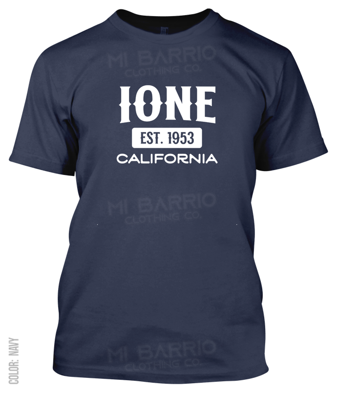 Ione, California Athletic T-Shirt