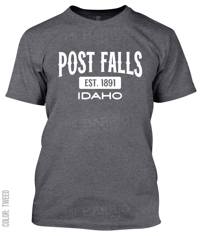 Post Falls, Idaho Athletic T-Shirt