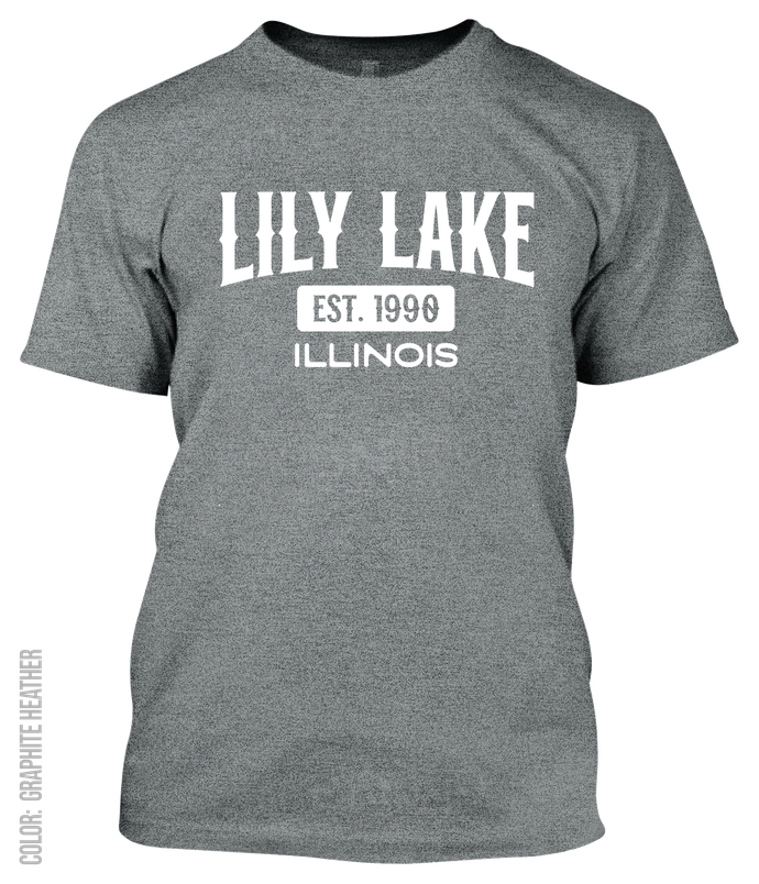 Lily Lake, Illinois Athletic T-Shirt