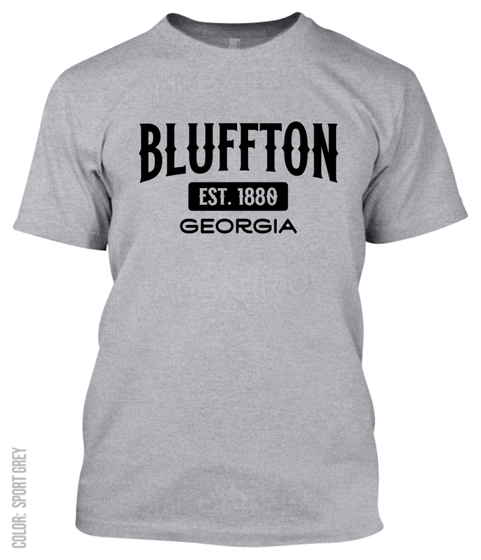 Bluffton, Georgia Athletic T-Shirt