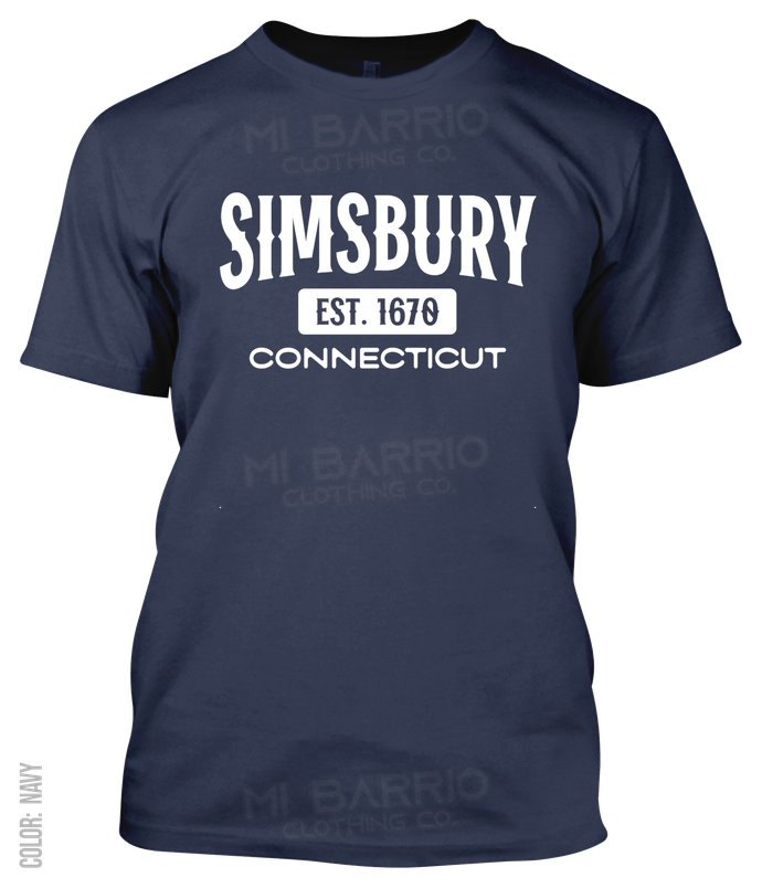 Simsbury, Connecticut Athletic T-Shirt