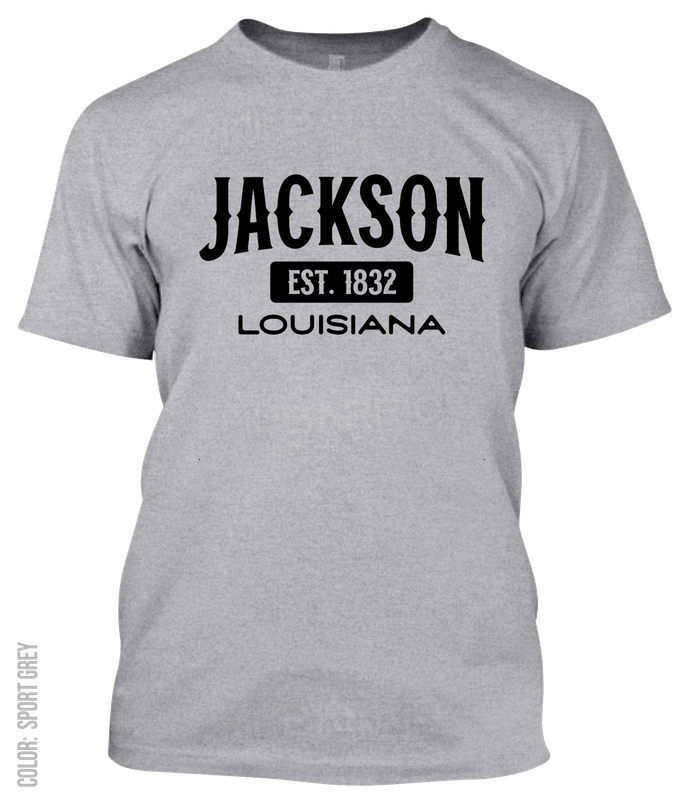 Jackson, Louisiana Athletic T-Shirt